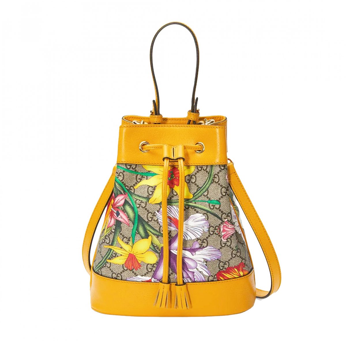 Ophidia Bucket cloth crossbody bag