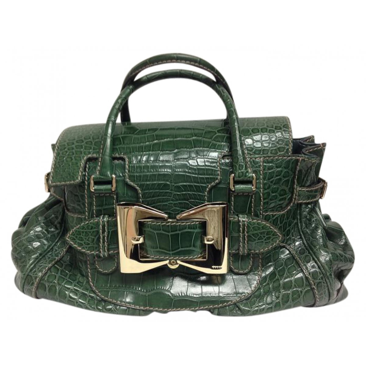 GG Running crocodile travel bag