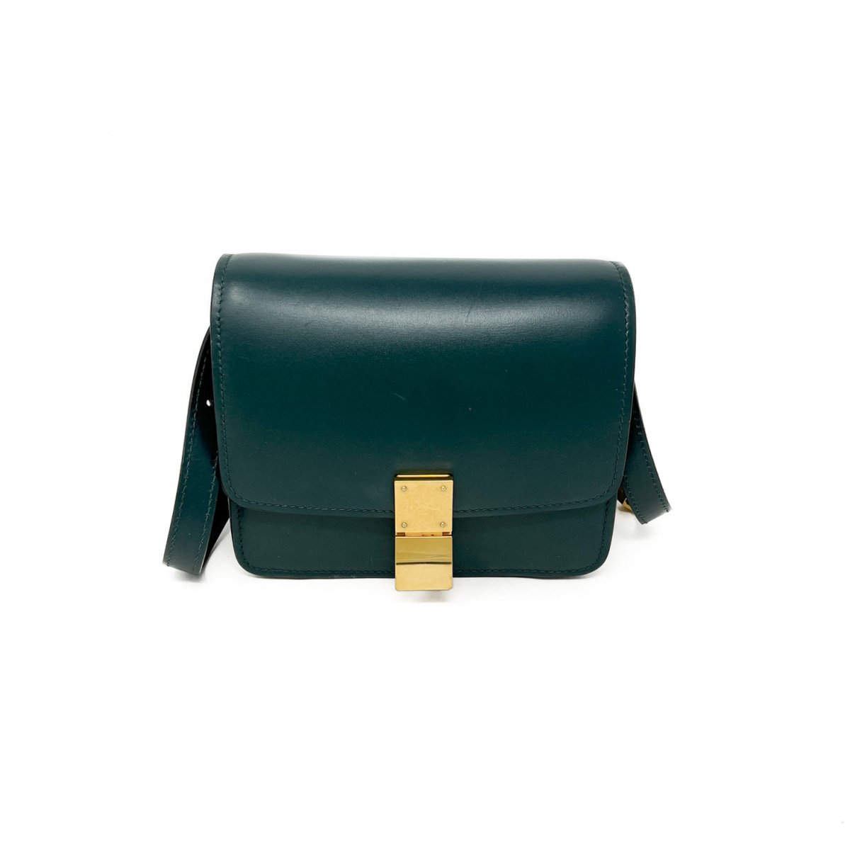Classic leather crossbody bag