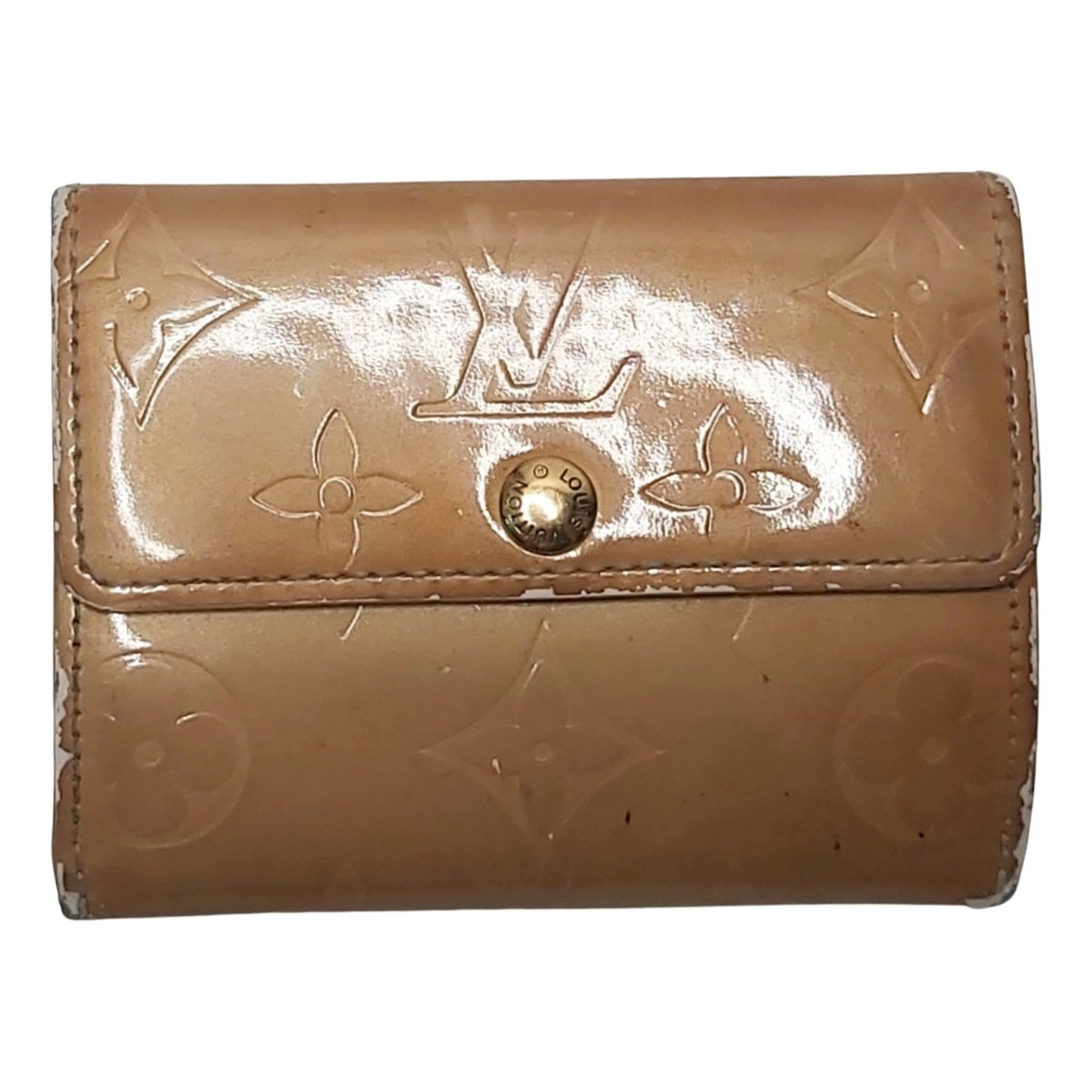 Zoé patent leather wallet