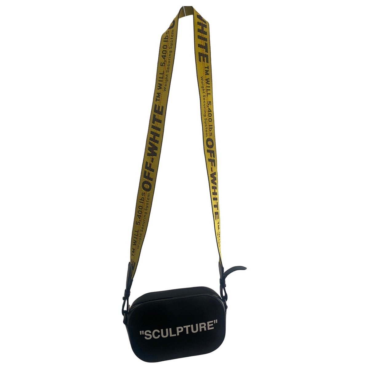 Sculpture leather crossbody bag