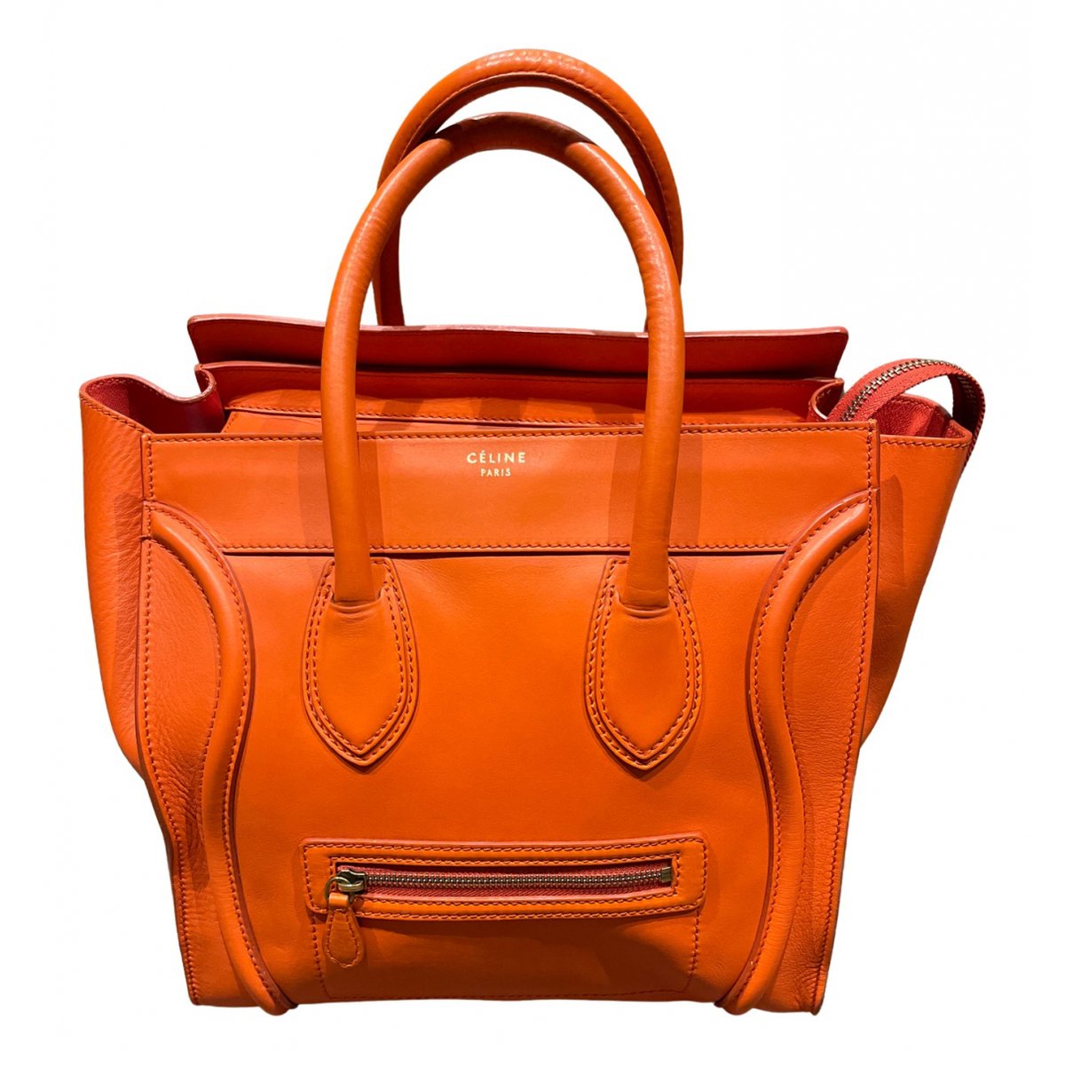 Luggage leather handbag