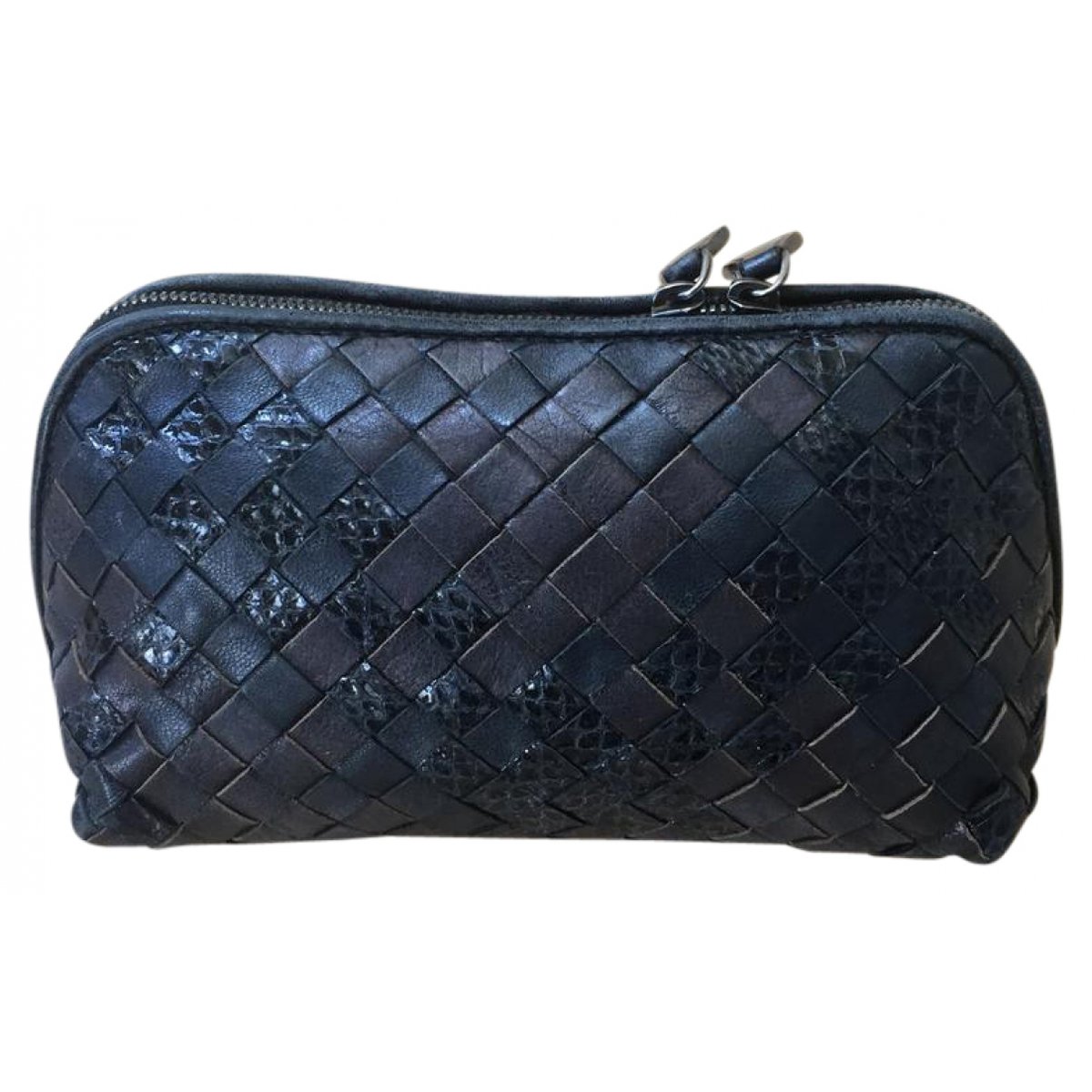 Pochette Knot leather clutch bag
