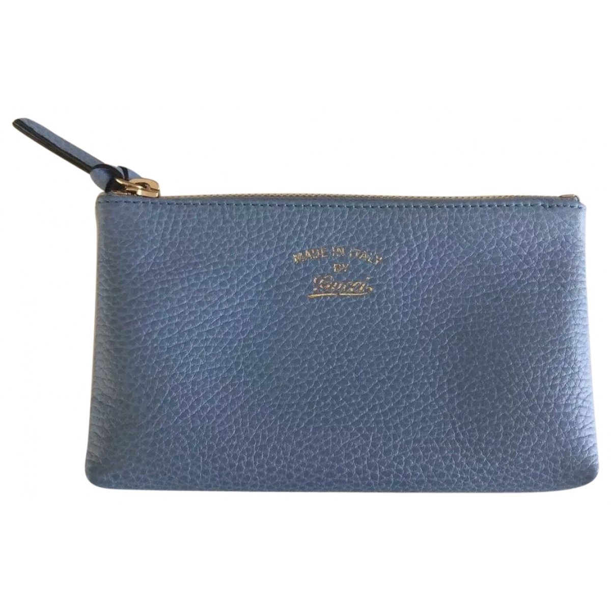 Bamboo leather clutch bag