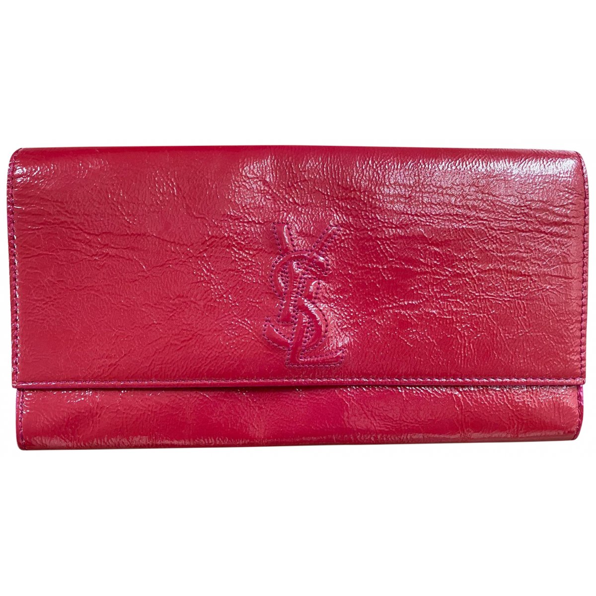 Toy Kate patent leather clutch bag