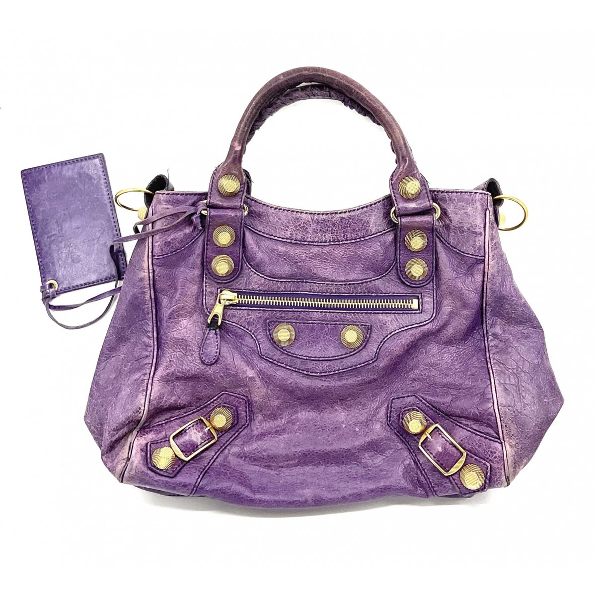 Vélo leather handbag