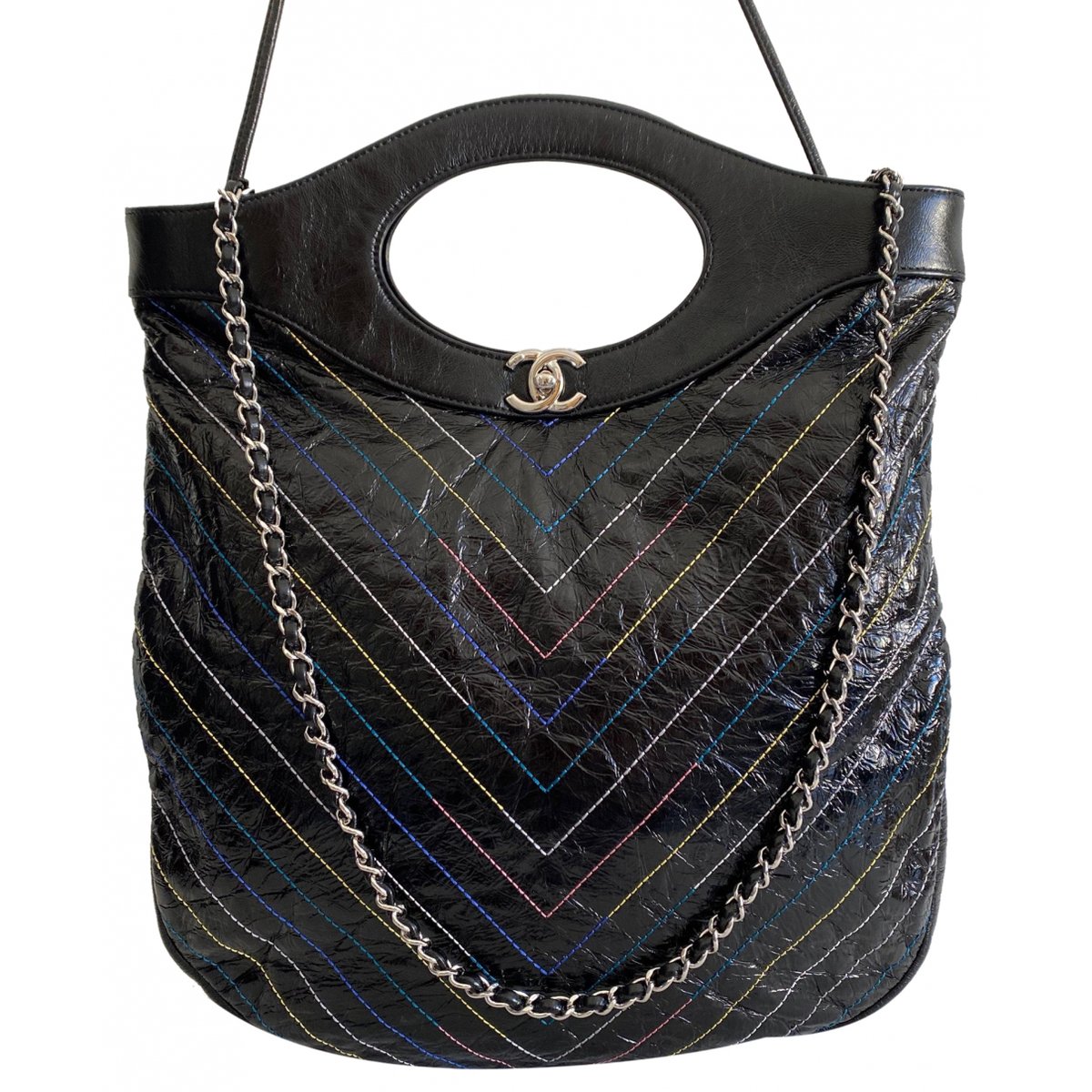 Classic CC Shopping leather tote