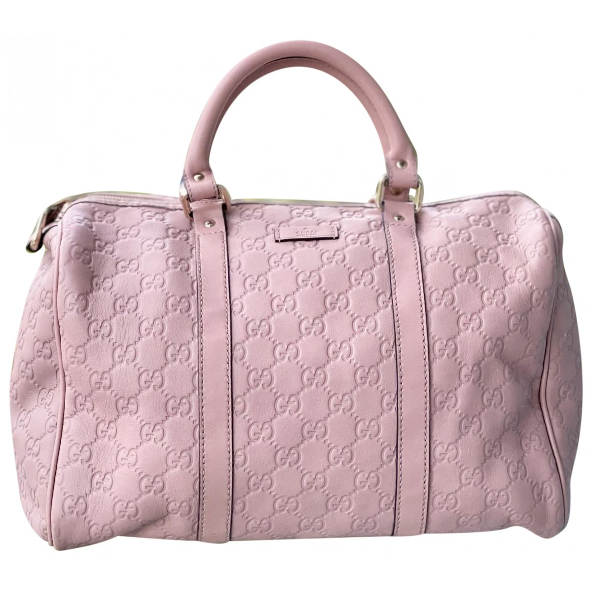 Boston leather handbag