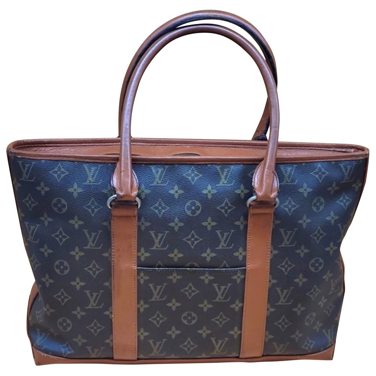 Porte Documents Voyage leather handbag