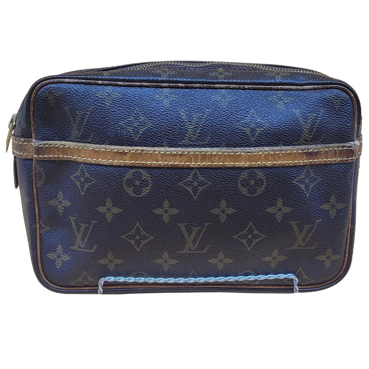 Trousse de Toilette leather clutch bag