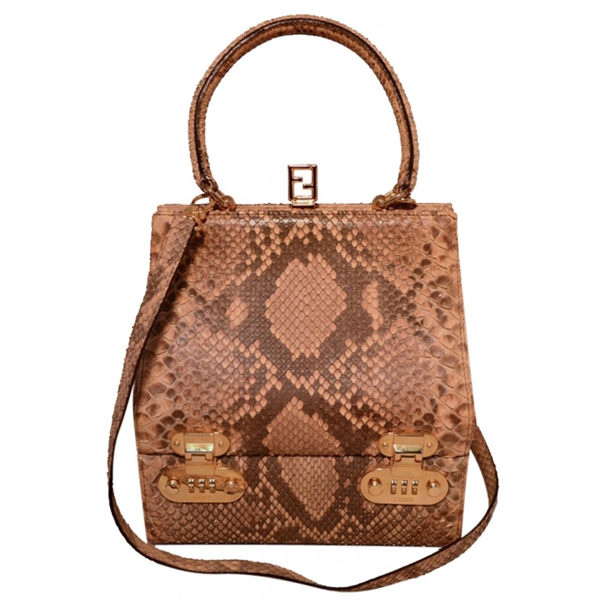 Peekaboo mini pocket exotic leathers handbag