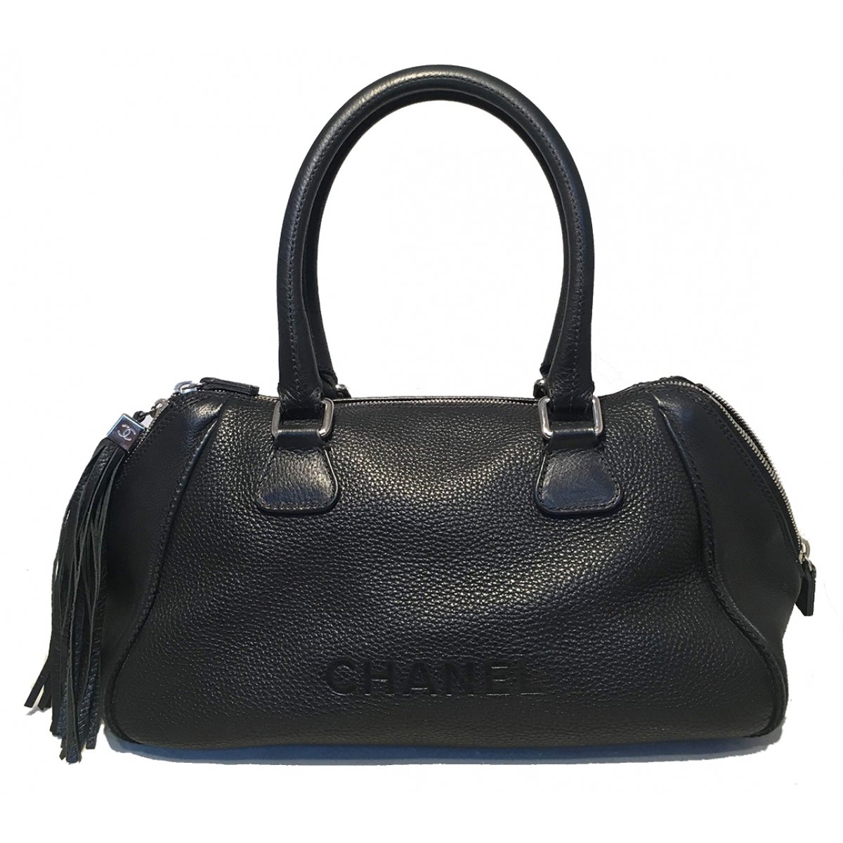 Executive leather tote