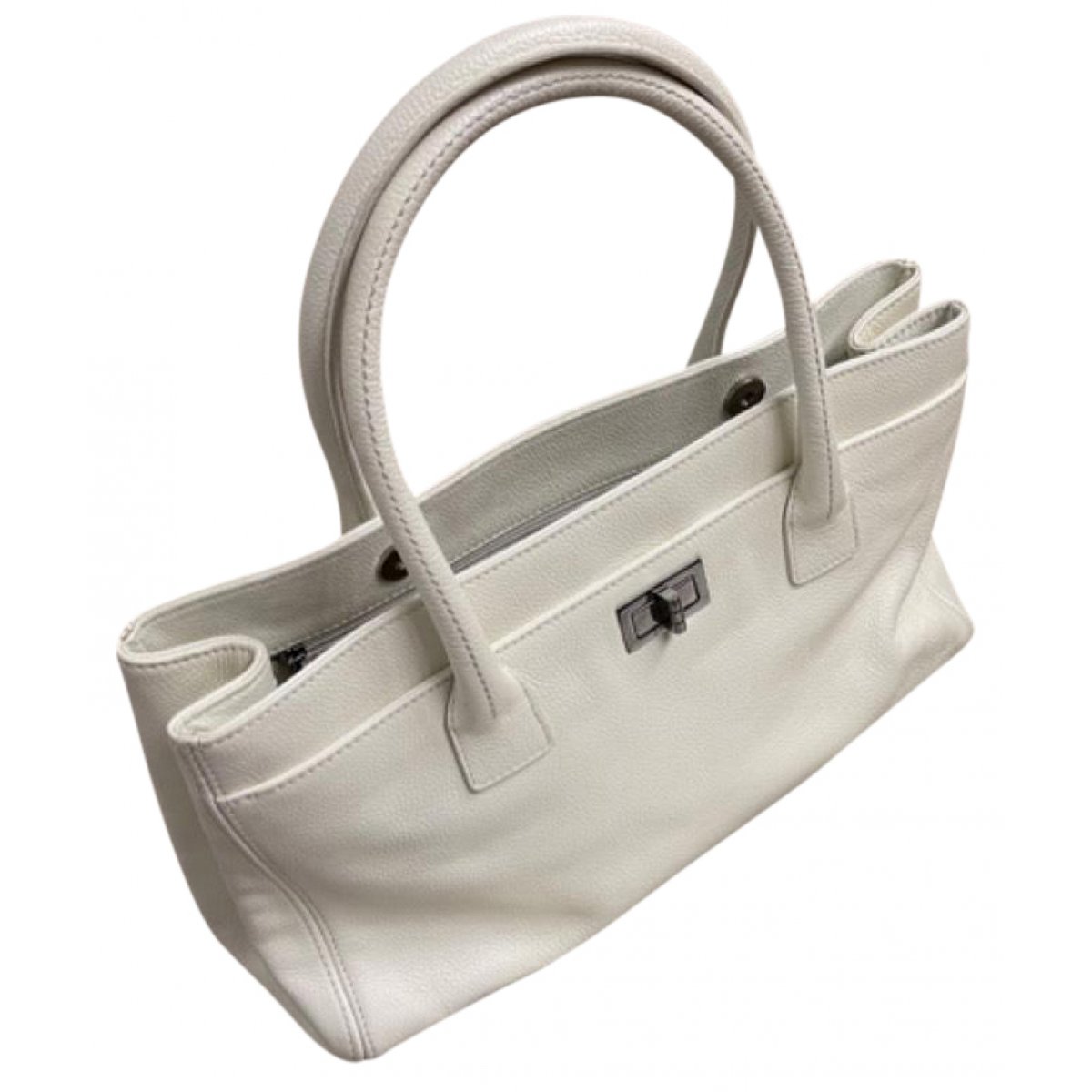 Executive leather tote