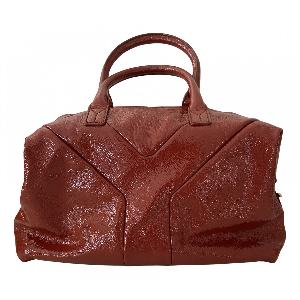 Easy patent leather tote