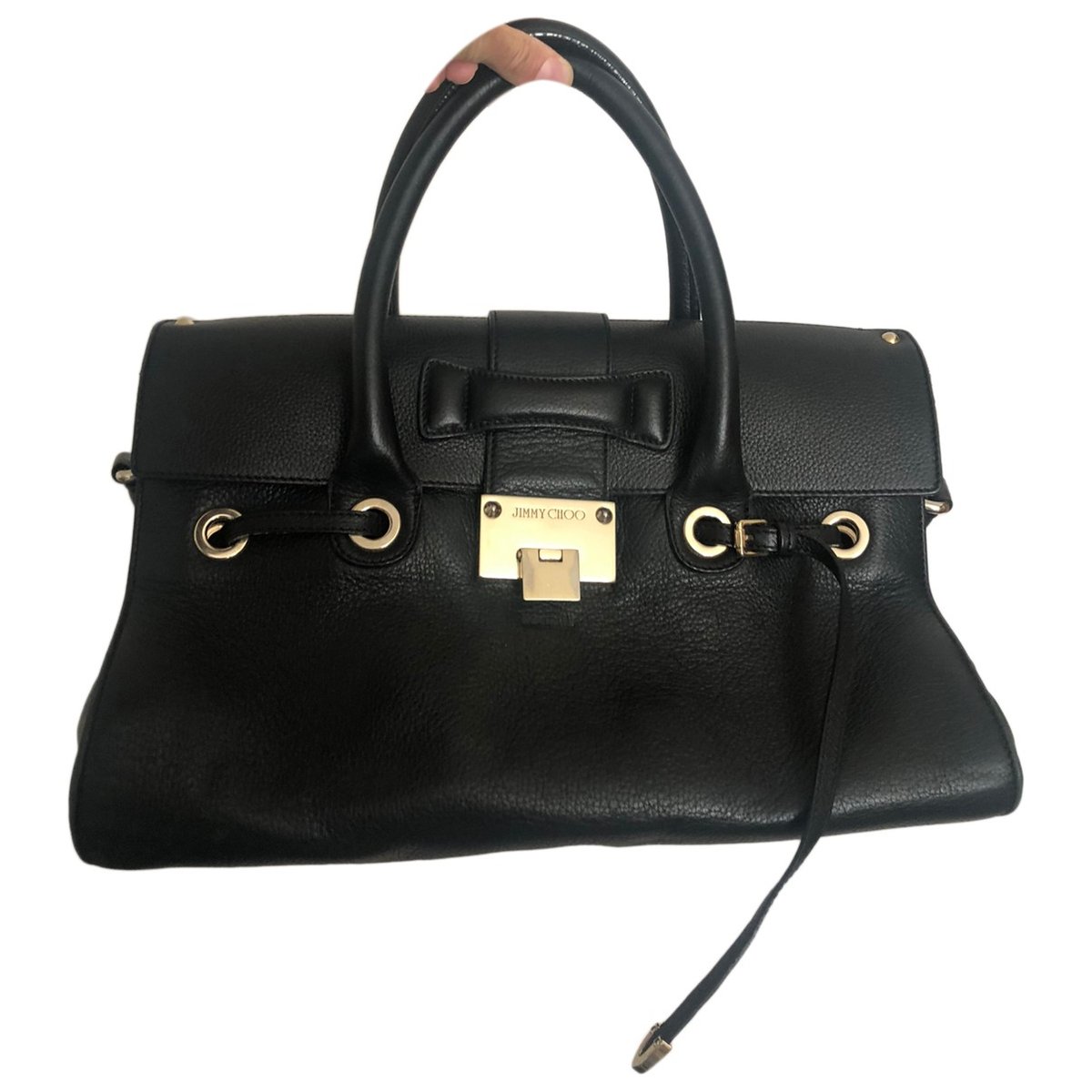 Riley leather handbag