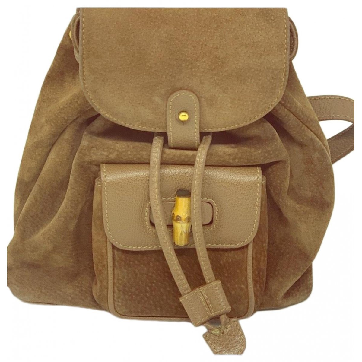 Bamboo Tassel Oval backpack