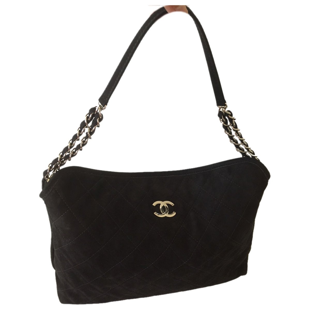 Vintage CC Chain leather tote