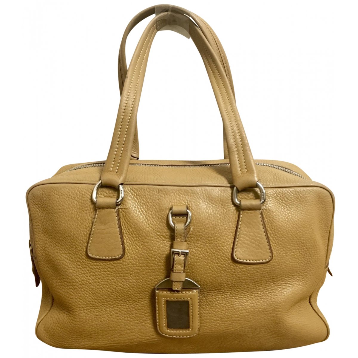 Madras leather handbag