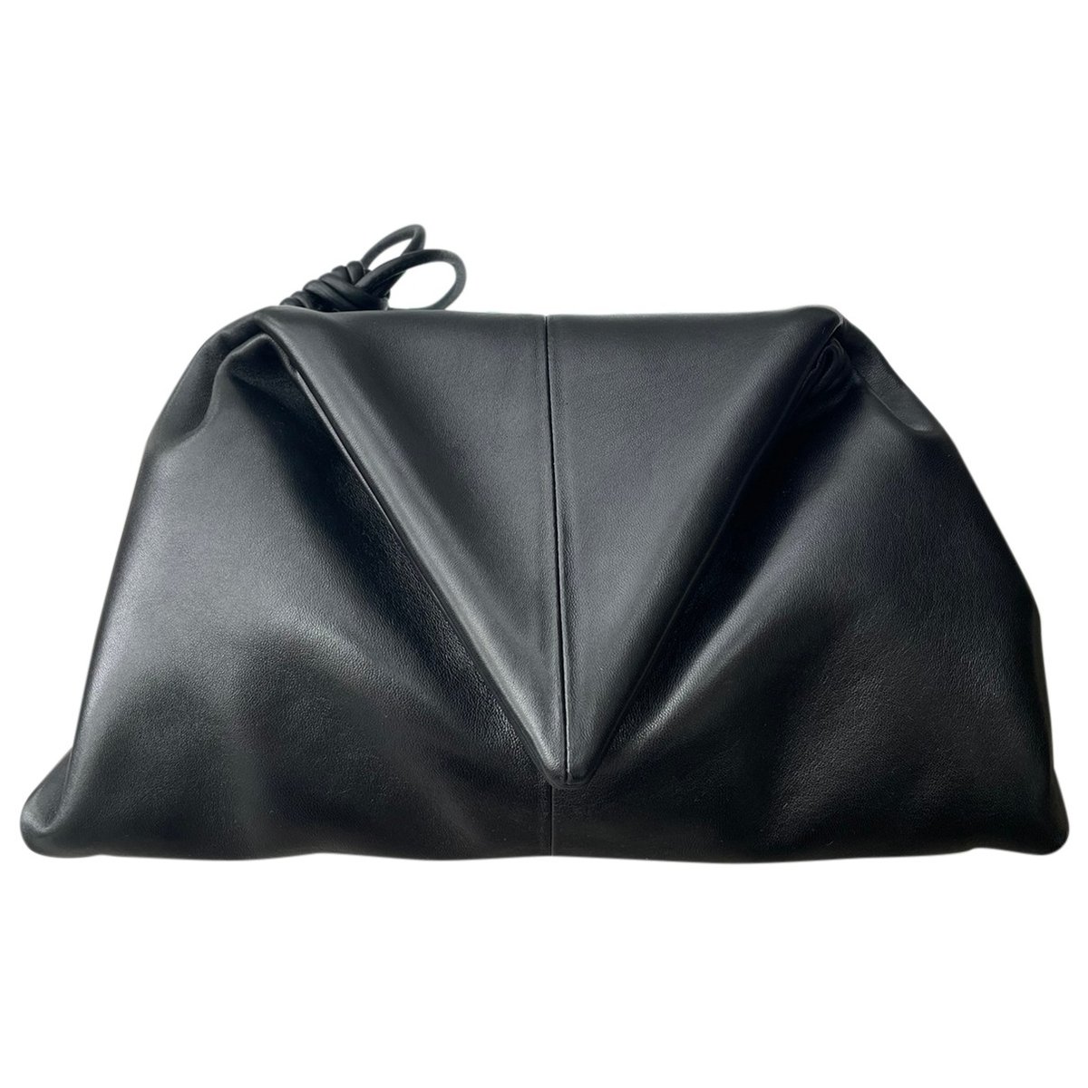 BV Trine leather clutch bag