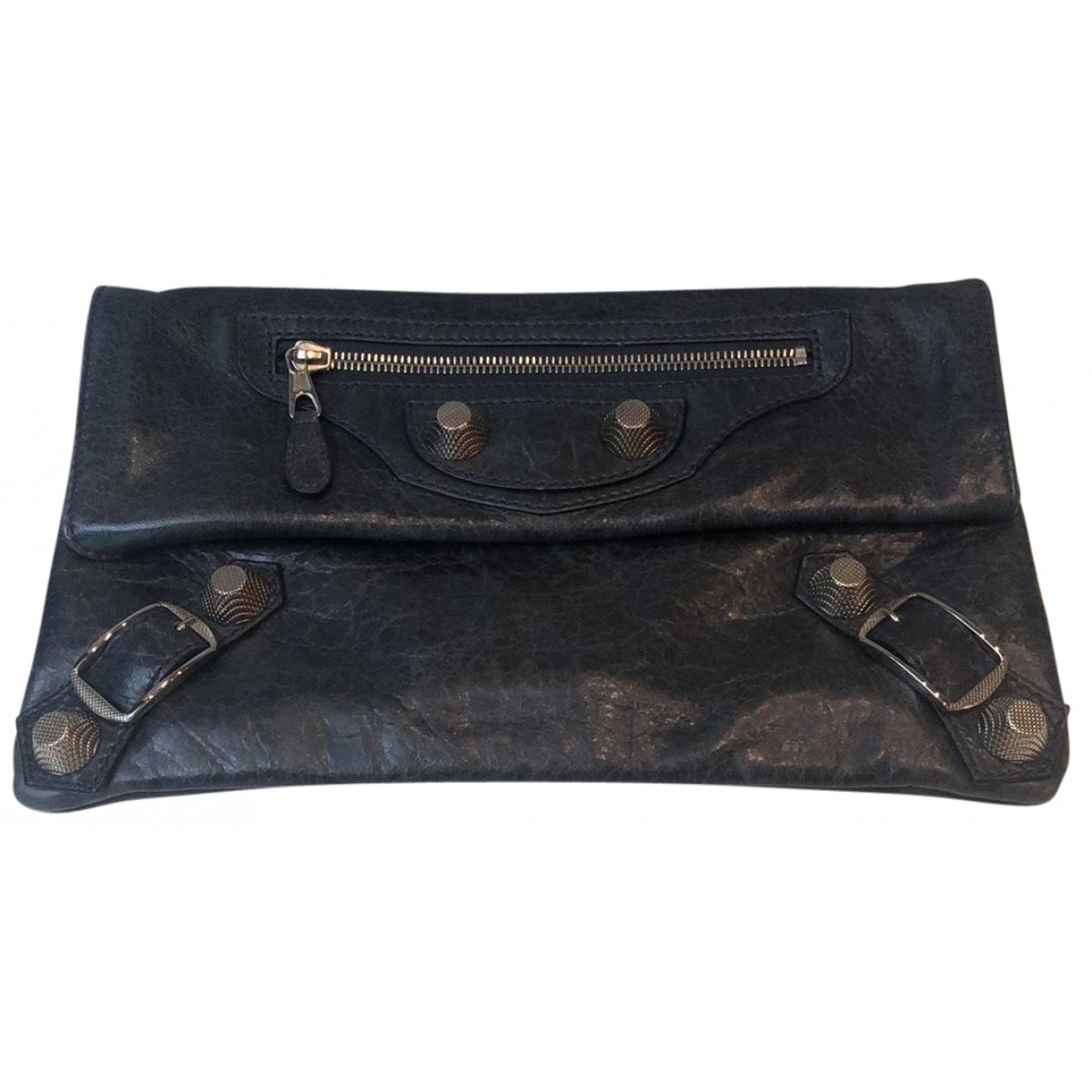 City Clip leather clutch bag