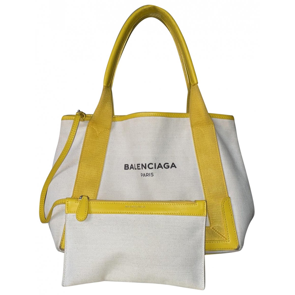 Navy cabas cloth tote