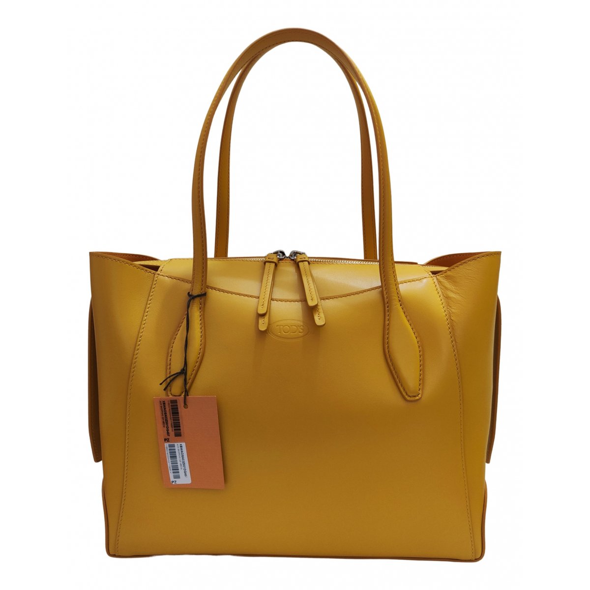Shopping Media leather handbag