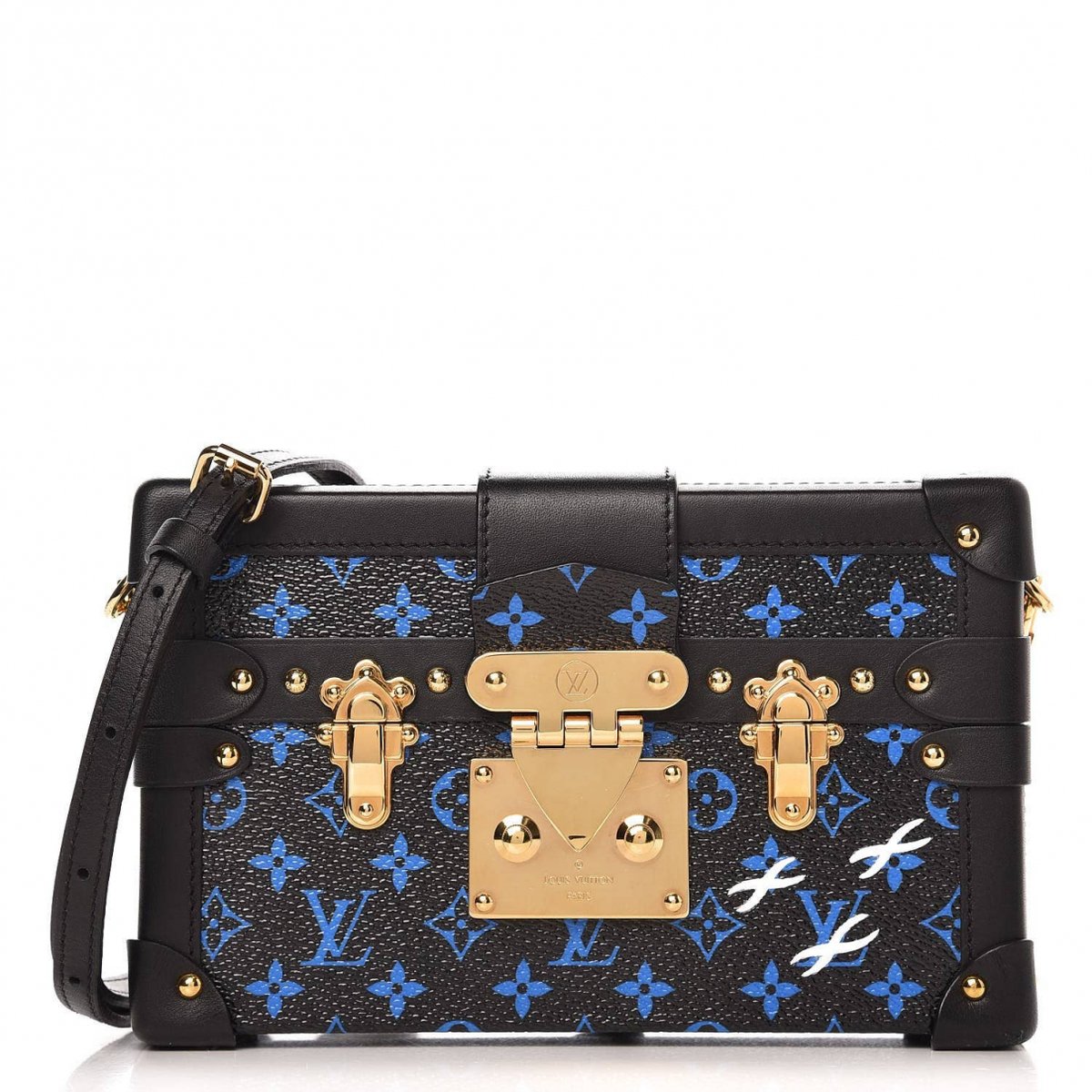 Petite Malle leather handbag