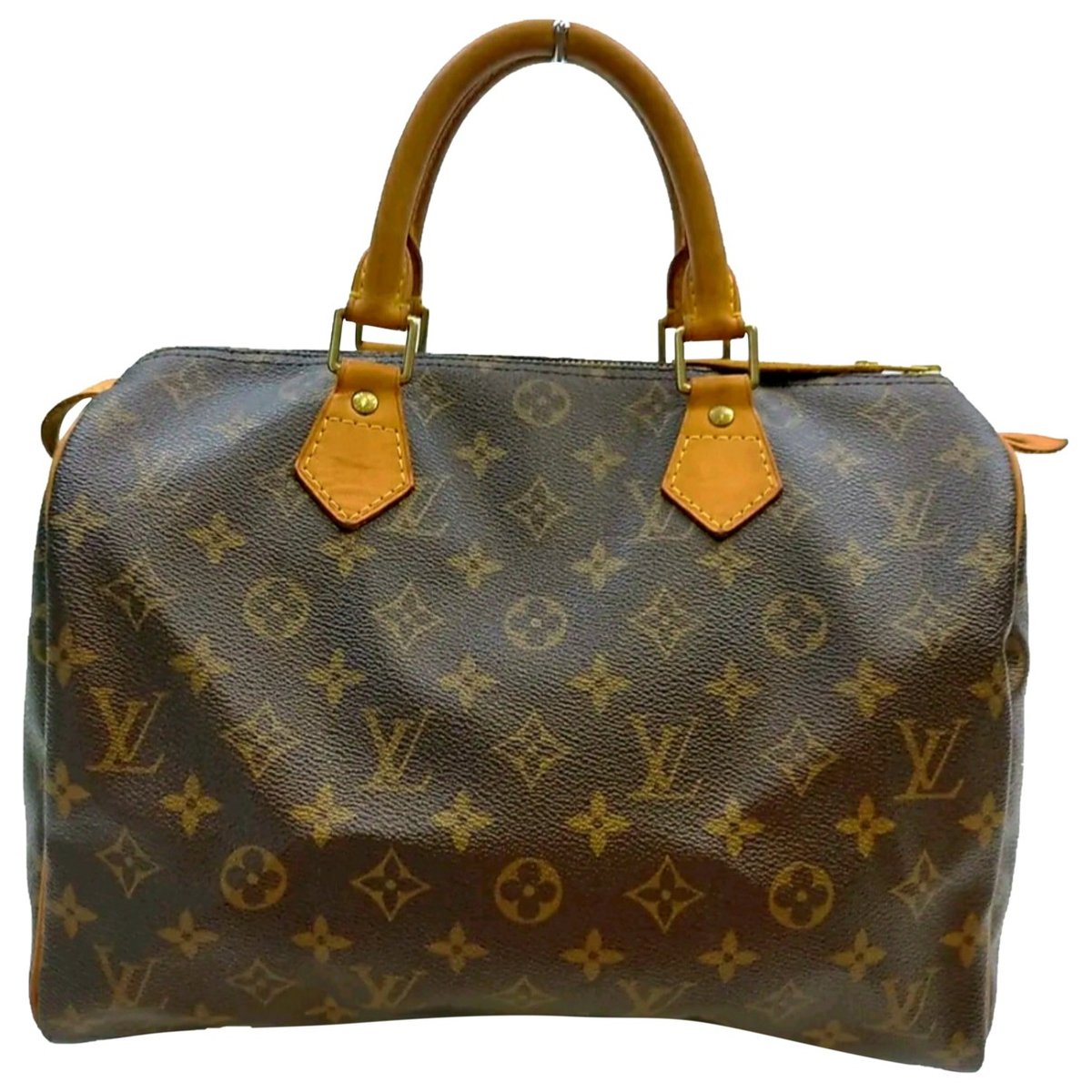 Speedy leather handbag