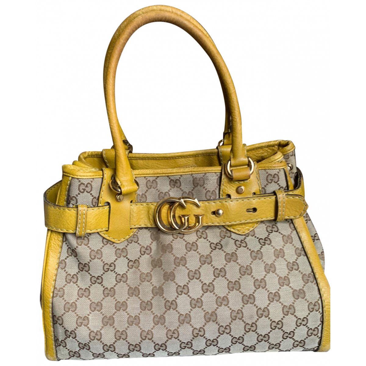 GG Running leather handbag
