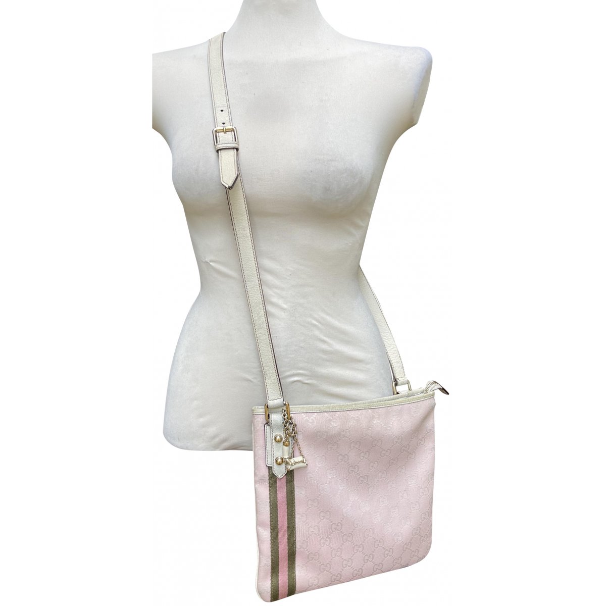 Ophidia Messenger leather handbag