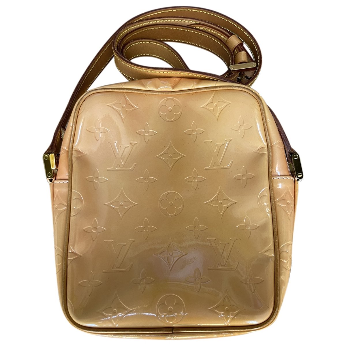 Montsouris Vintage patent leather handbag