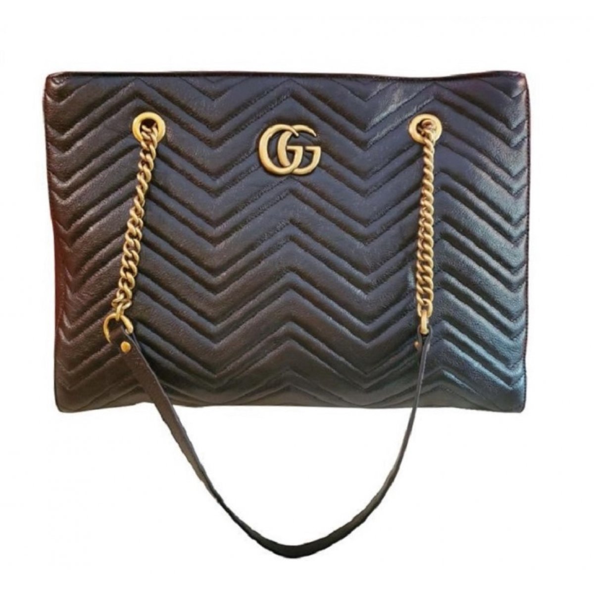 GG Marmont Chain leather tote