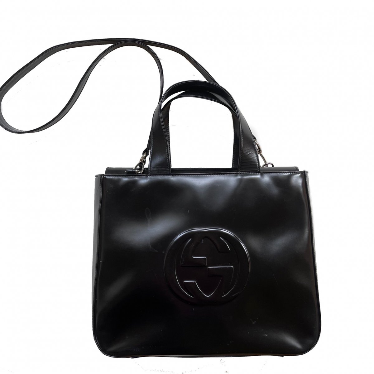 Soho patent leather handbag