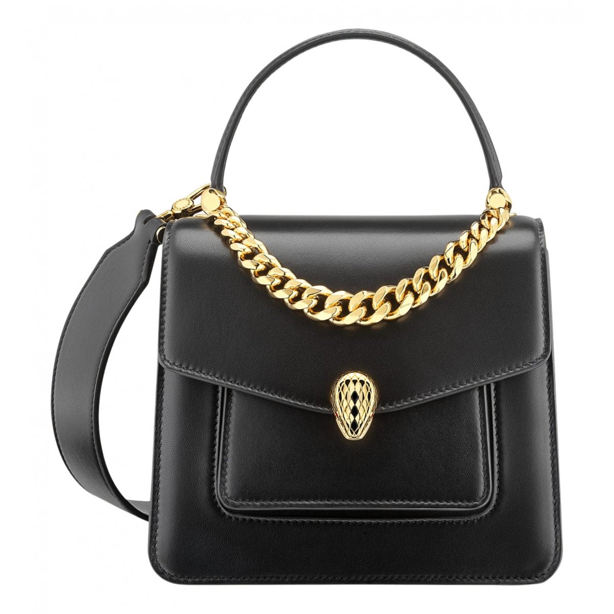 Serpenti leather crossbody bag