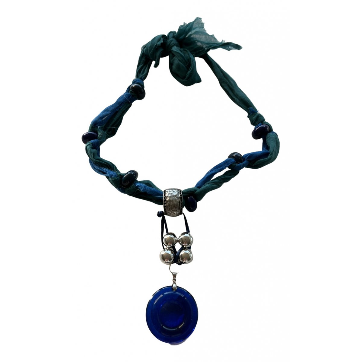 Agate cloth necklace