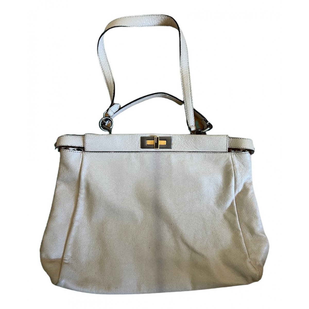 Peekaboo leather handbag