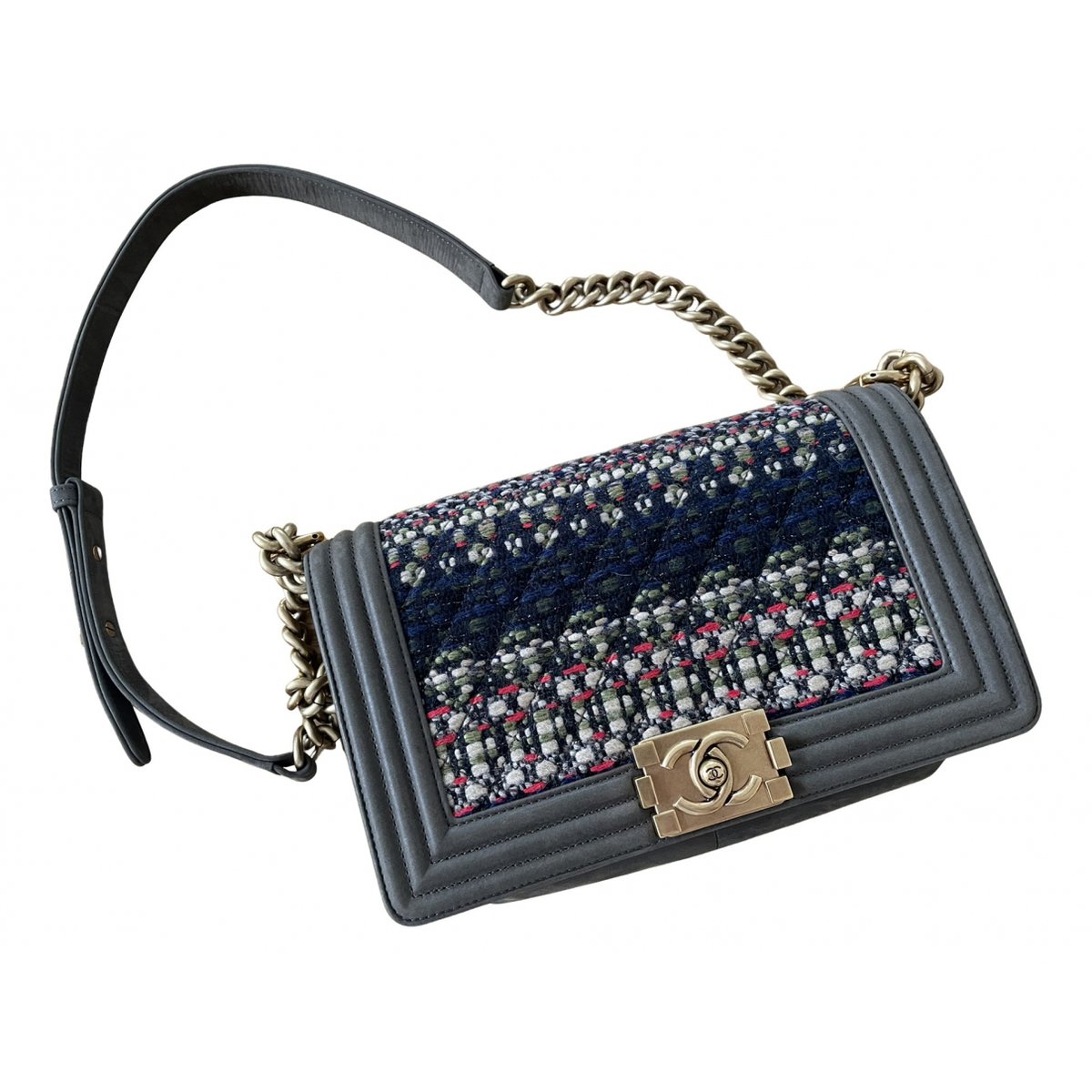 Boy tweed crossbody bag