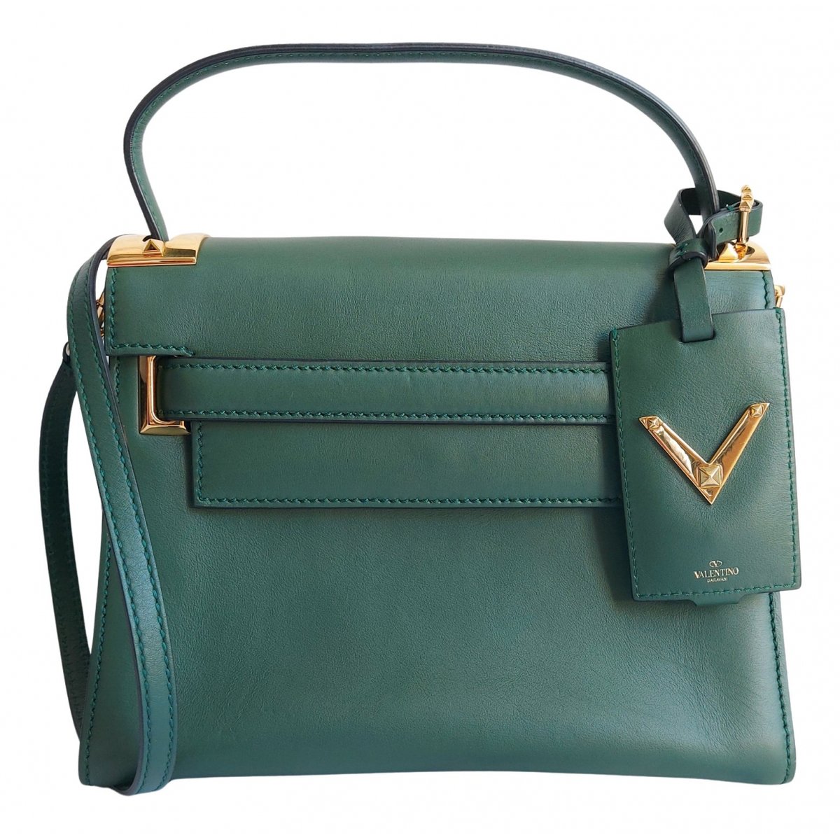 My Rockstud leather handbag