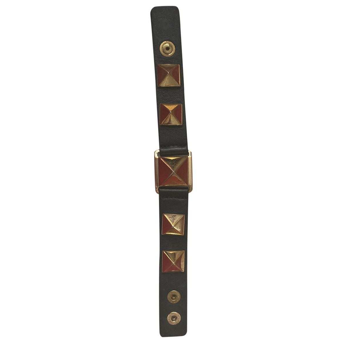 Rockstud leather bracelet