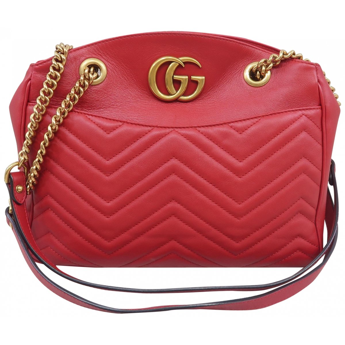GG Marmont Chain leather crossbody bag