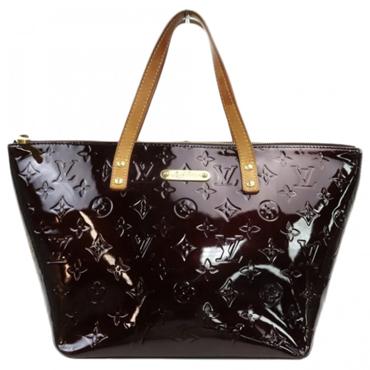 Bellevue patent leather handbag