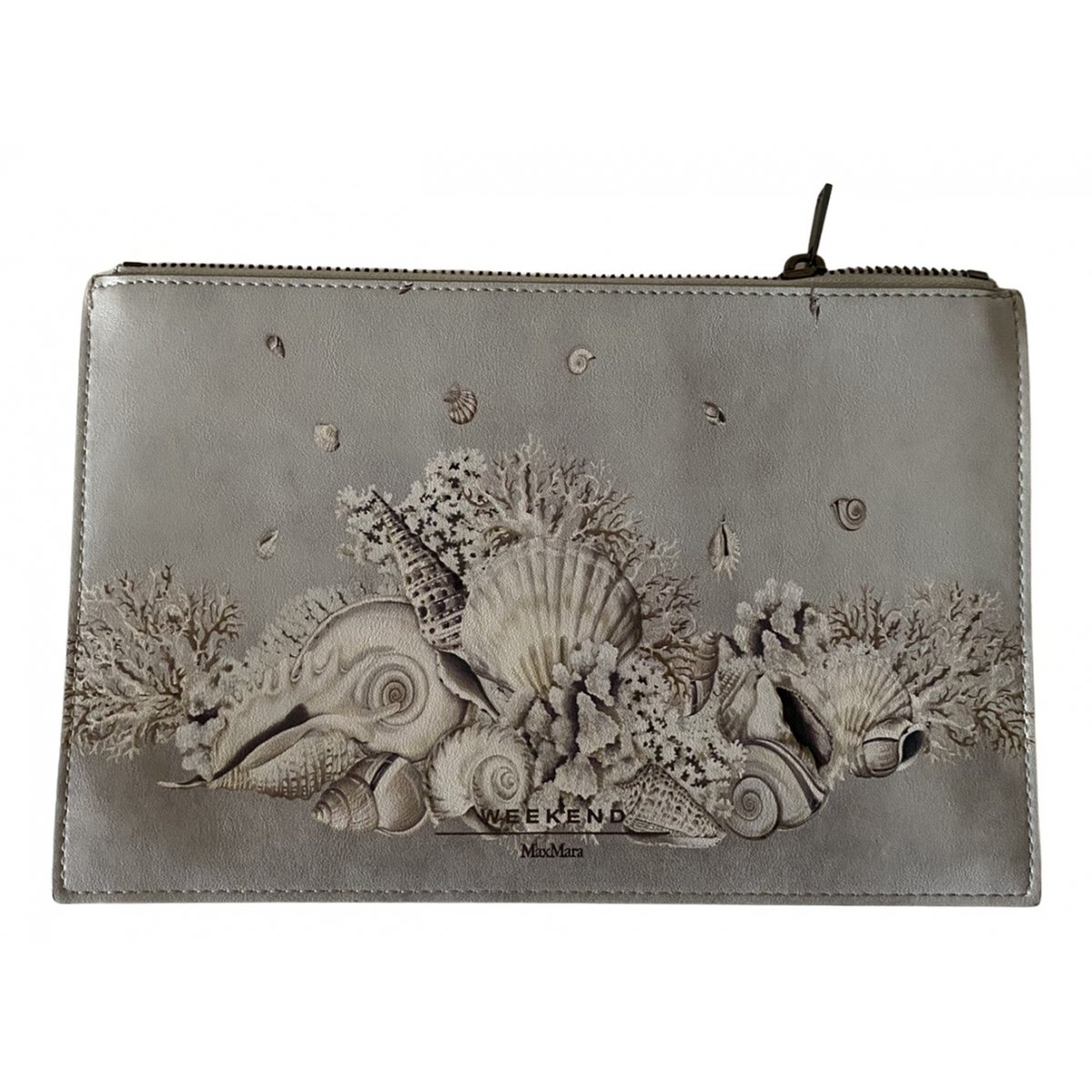 Vegan leather clutch bag