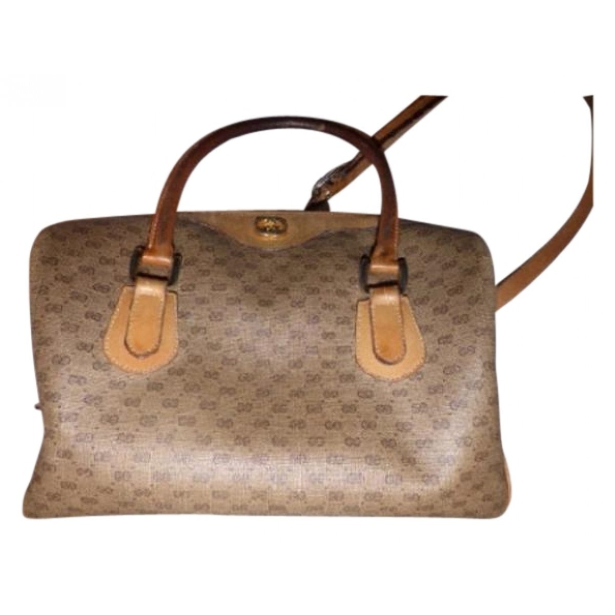 Ophidia Top Handle leather handbag
