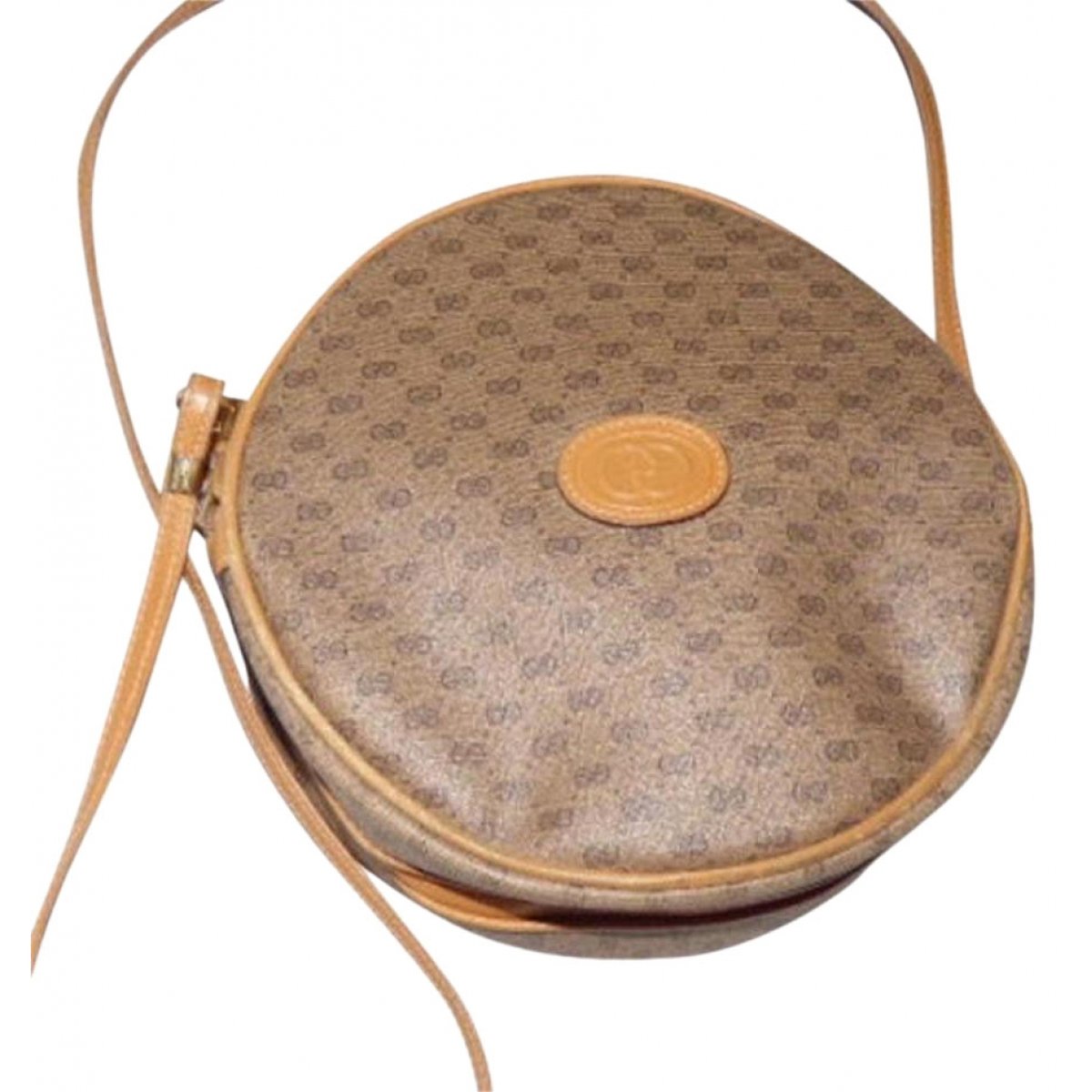 Ophidia Round leather crossbody bag