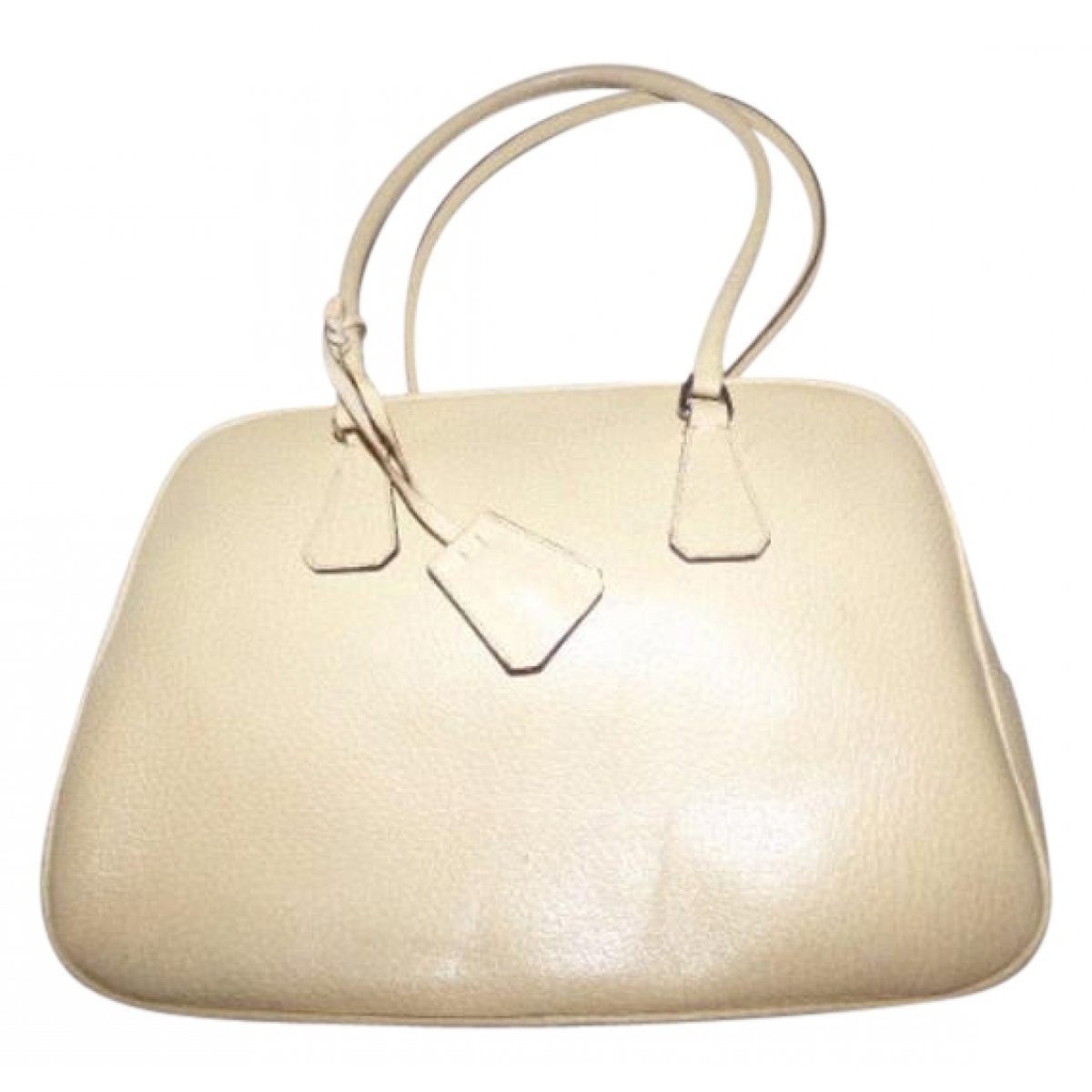 Bowling leather handbag