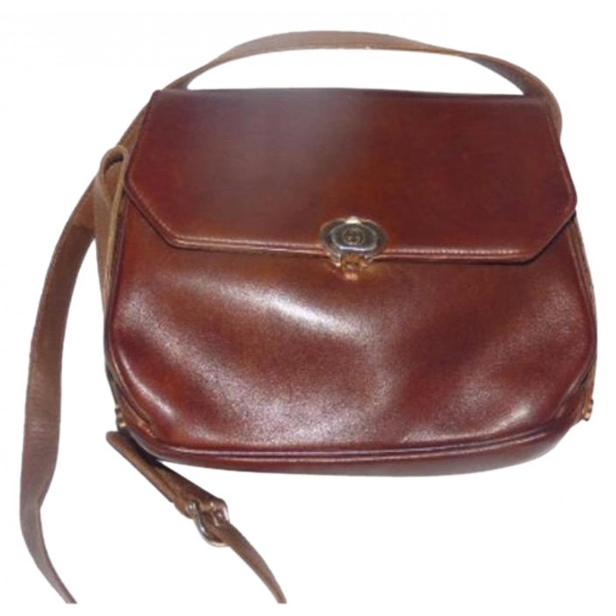 Bamboo Tassel Oval leather handbag