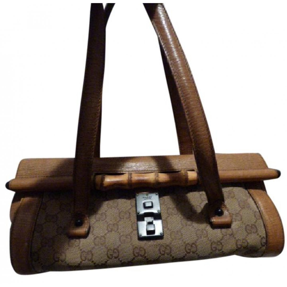 Bamboo Bullet leather handbag