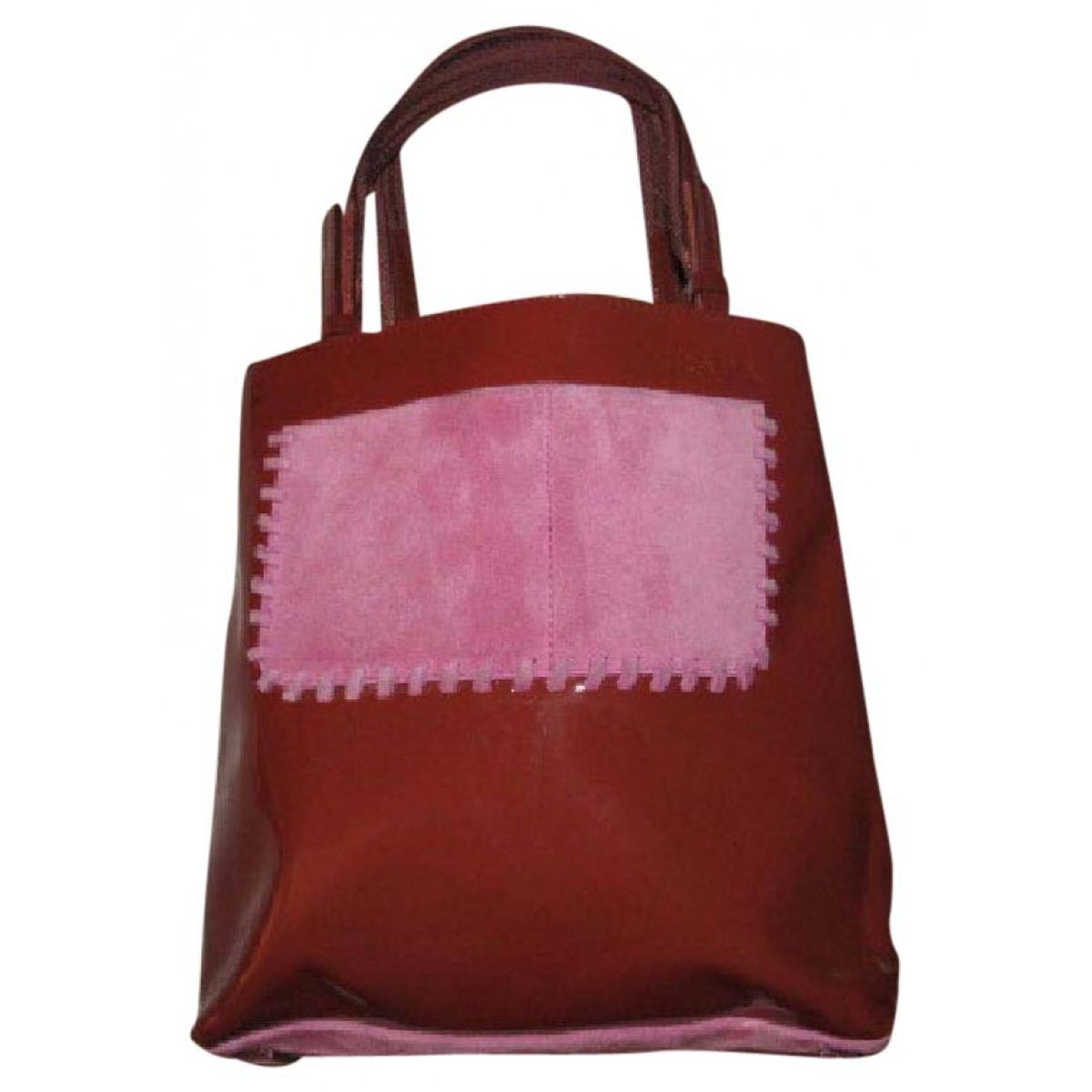 Panier patent leather handbag