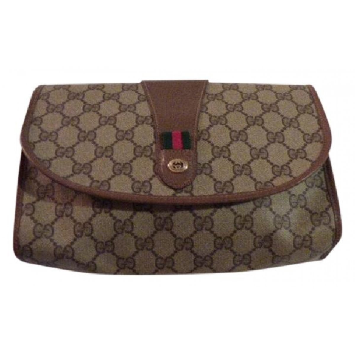 Ophidia leather clutch bag