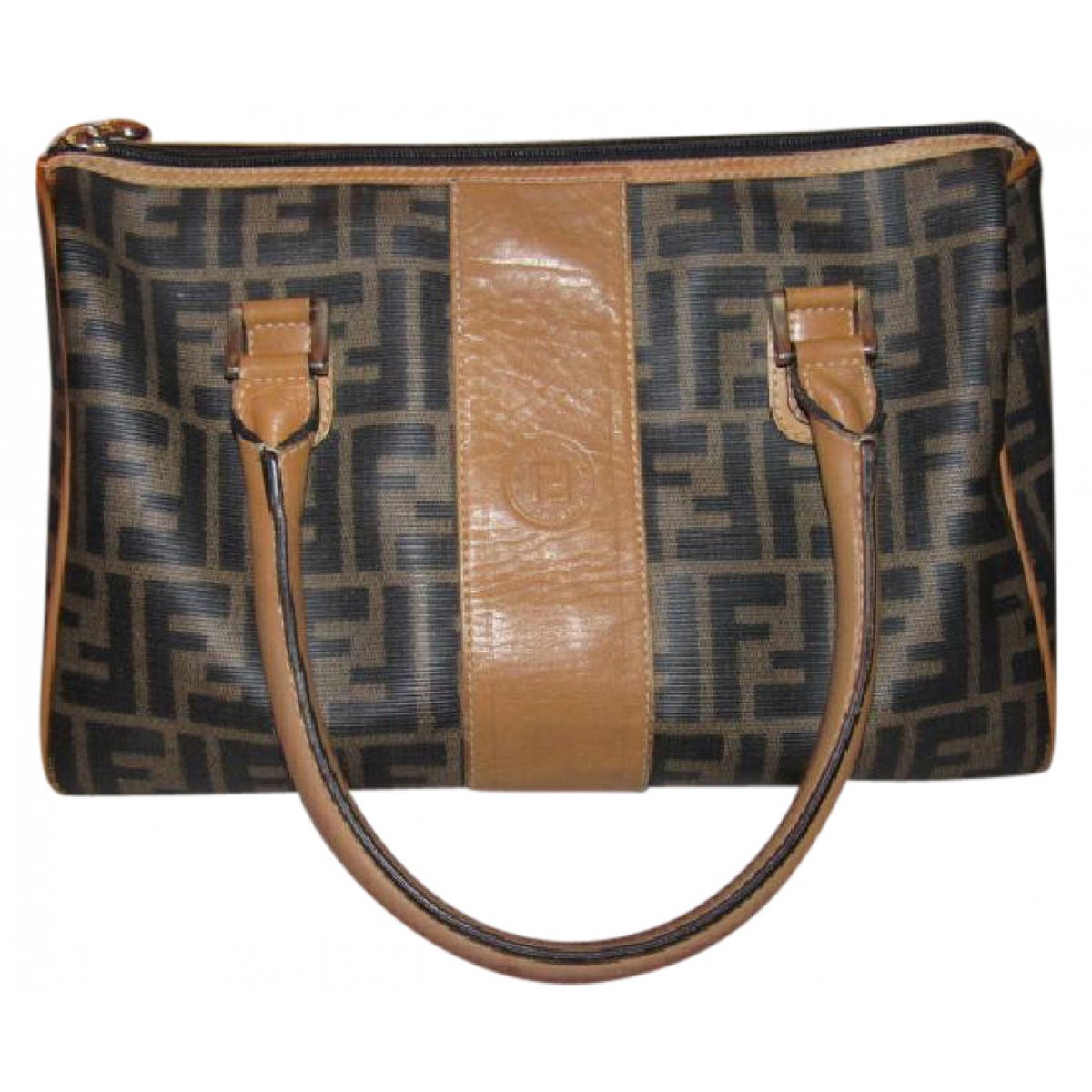 Flip leather handbag